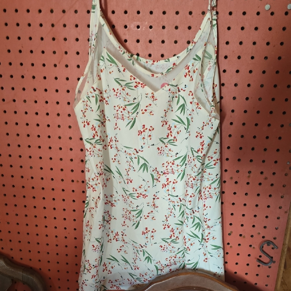 Floral Print Spaghetti Strap Dress